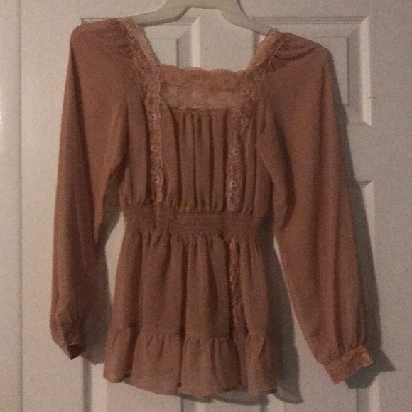 Candies Light Blush Long Sleeve - Picture 1 of 1